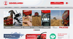 Desktop Screenshot of eng.gomselmash.by
